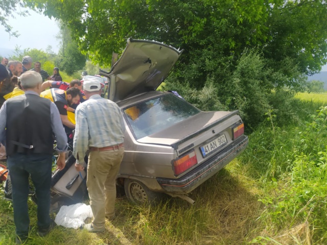 Boyabat'ta Trafik Kazası 1 Yaralı Boyabat Ömer Köyü mevkiinde meydana