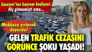 Gitmediği Şehirden Trafik Cezası Geldi Sinop’ta ikamet eden Nazire Şen,