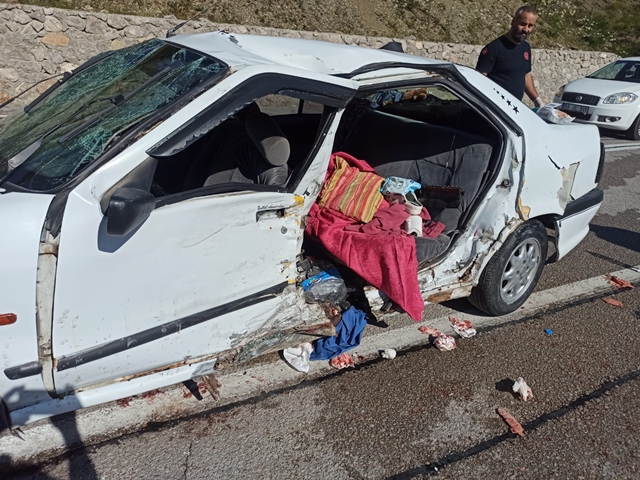 22 Temmuz 2023 Cumartesi günü Boyabat’ta meydana gelen trafik kazasında