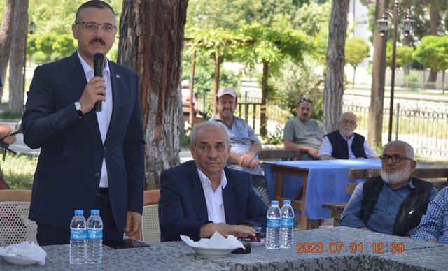 Boyabat'ta Bayramlaşma Yapıldı Boyabat'ta Kurban Bayramı dolayısıyla yapılan bayramlaşmaya Boyabat
