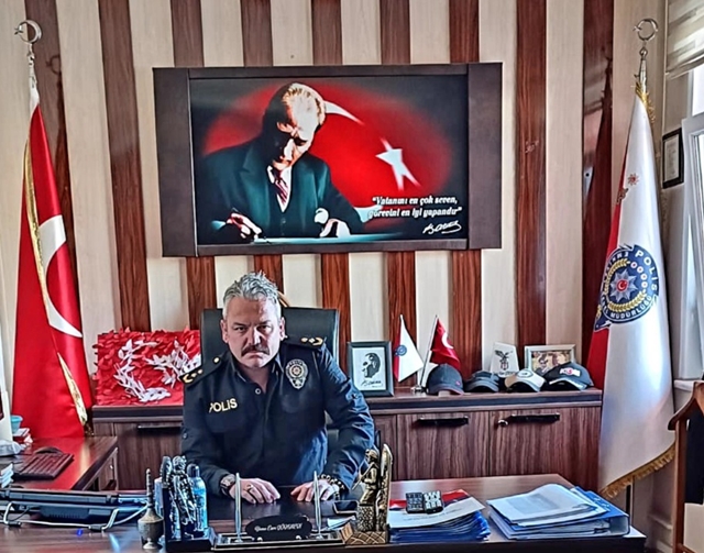 Boyabat İlçe Emniyet Müdürü Yunus Emre Gökmen 2. şark görev