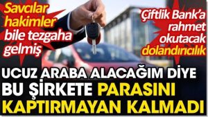 Diyanet bünyesindeki iki personelin, piyasanın altında sıfır otomobil vaadiyle avukatlar,