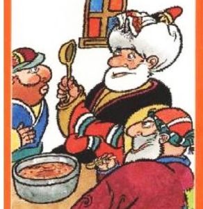 Bir eli yağ da, bir eli balda, gak deyince et,