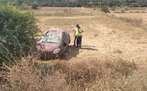 Boyabat istikametine seyir halinde bulunan 55 AHJ 699 plakalı otomobil