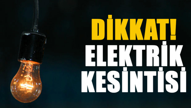Elektrik Kesintisi Duyurusu ; Türkiye Elektrik İletim AŞ. tarafından Boyabat