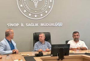 Milletvekili Maviş'ten Sinop İl Sağlık Müdürlüğü ziyareti