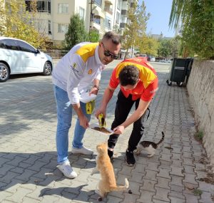 Boyabat Shell Select Akaryakıt İstasyonu 4 Ekim Dünya hayvanları koruma