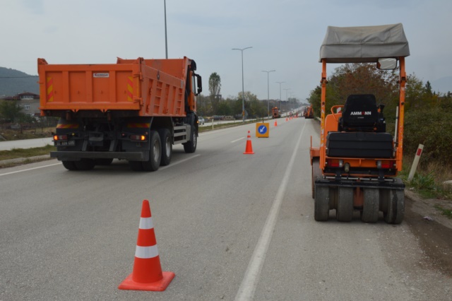 Boyabat'ta  Karayolları 79. şube şefliğine bağlı ekiplerin  kış şartları öncesi