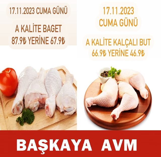 Her Cuma olduğu gibi bu Cuma gününe özel fiyatlar yine