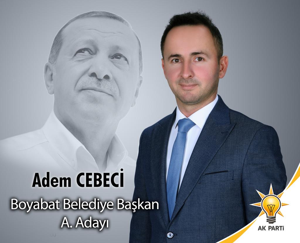 Ak Parti Boyabat Belediye Başkan Aday Adayı İnşaat Mühendisi Adem
