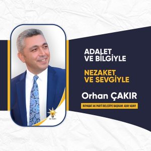 Ak Parti Boyabat Belediye Başkan Aday Adayı Orhan Çakır