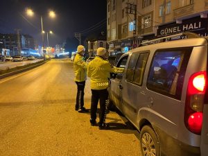 Boyabat İlçe Emniyet Müdürlüğü Trafik ekipleri 15 Ocak 2024-22 Ocak