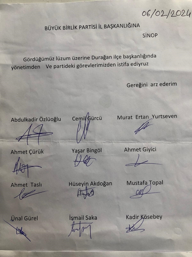 ÖZLÜOĞLU 'DAN TEPKİ SERT “KINIYOR VE İSTİFA EDİYORUZ”