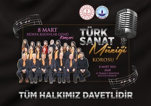 8  Mart Dünya Kadınlar günü dolayısı ile Boyabat'ın tek müzik
