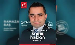 Saadet Partisi Boyabat Belediye Başkan Adayı Ramazan Baş bir mesaj