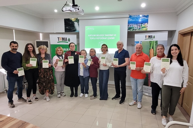 TEMA Vakfı Sinop İl Temsilciliği tarafından düzenlenen “TEMA’lı Olmak Eğitimi”,