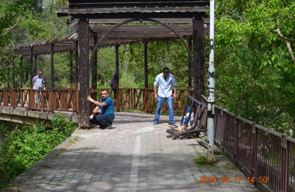Boyabat Belediye Başkanı Hasan Kara’nın başlattığı çalışmalar kapsamında Kalebağı Mesire