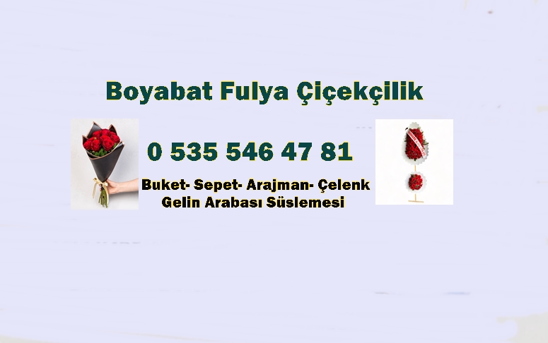 Boyabat Fulya Çiçekçilik birbirinden zengin çiçek yelpazesiyle tüm özel günlerinize