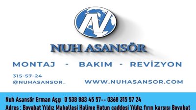 Nuh Asansör Uzman ve yetkin  personel, daima yenilikçi ve kendini