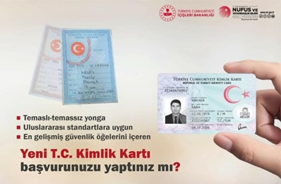 Henüz nüfus cüzdanlarını Türkiye Cumhuriyeti Kimlik Kartı ile değiştirmemiş vatandaşların,