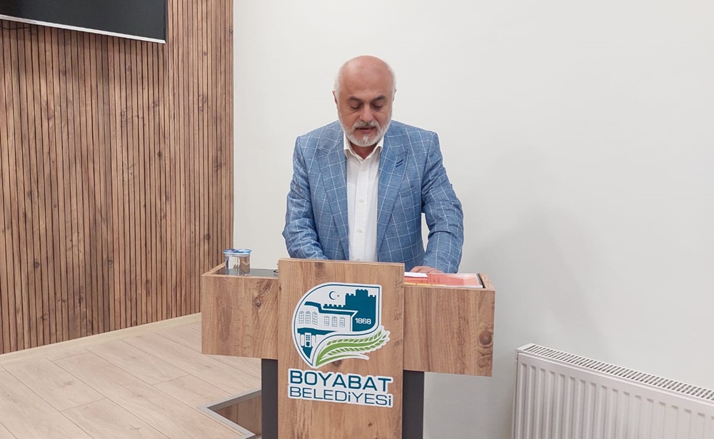 Boyabat Belediyesi, Boyabat haberleri, İsrail Gazze saldırıları kınama, Filistin desteği,