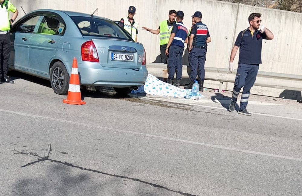 Sinop Boyabat karayolu Dranaz Tüneli girişinde meydana gelen trafik kazasında