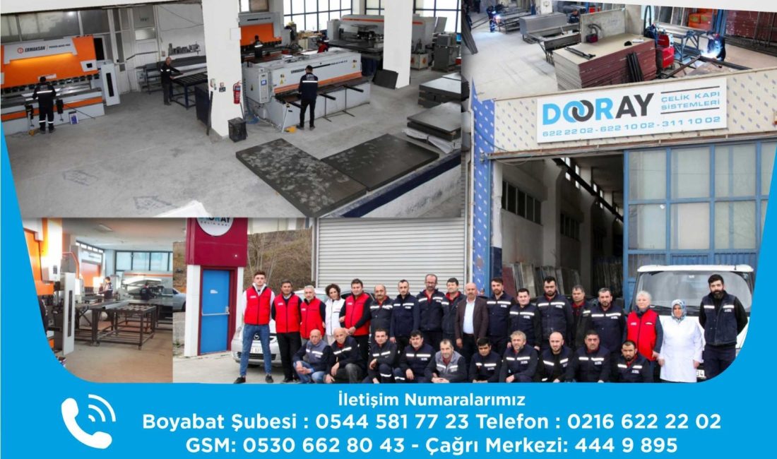 İstanbul Samandıra ve Sancaktepe'deki yangın kapı imalatı yapan fabrikamızda, 6