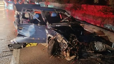 Sinop Boyabat yolunda Üzümlü Köyü mevkiinde bu akşam meydana gelen