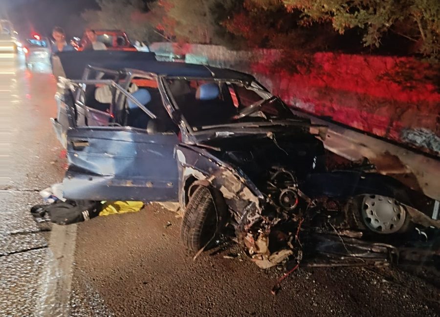 Sinop Boyabat yolunda Üzümlü Köyü mevkiinde bu akşam meydana gelen