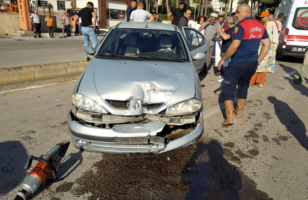 Sinop’un Boyabat ilçesinde meydana gelen trafik kazasında 1 kişi hayatını