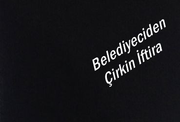 Geçtiğimiz gün Ak Parti İlçe binasına takılan afişin haber yapılması
