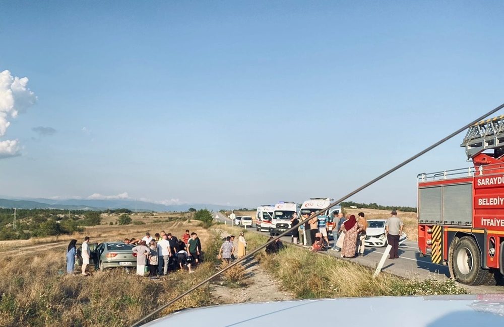 13 Eylül 2024 Cuma günü Boyabat Saraydüzü yolu Aşağı Akpınar