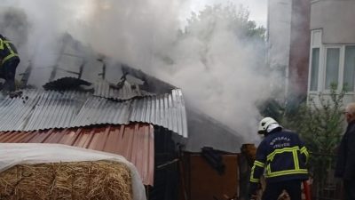 Boyabat Yeni Mahalle’de sabah saatlerinde çıkan yangın, Boyabat Belediyesi itfaiye