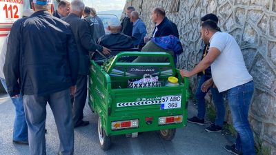 Boyabat'ın Osman Köyü mevkiinde meydana gelen bir trafik kazasında iki