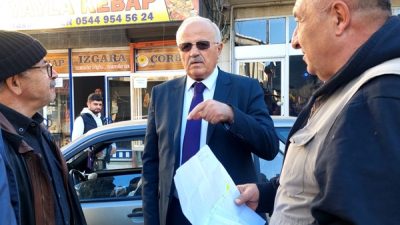 Boyabat Belediye Başkanı Hasan Kara'nın öncülüğünde tarihi Boyabat Orta Çarşı'nda