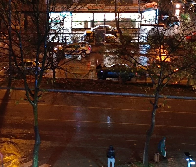 Boyabat'ta etkili olan sağanak yağış, özellikle Yıldız Mahallesi ve Adnan