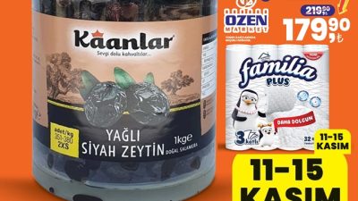 Boyabat Özen Market'te kampanyalar bitmek bilmiyor! 11-15 Kasım tarihleri arasında