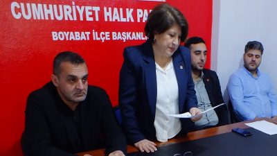 Cumhuriyet Halk Partisi Boyabat İlçe Başkanlığı tarafından parti programı hazırlama