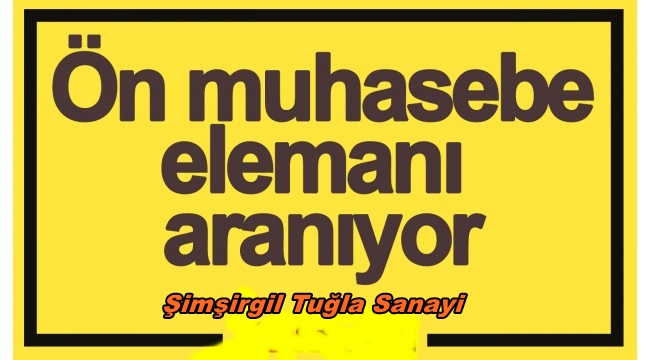 Çalışmak isteyen adaylar, Şimşirgil Tuğla Sanayi'ye başvurabilir veya detaylı bilgi