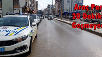 Boyabat'ın en işlek caddelerinden biri olan Adnan Menderes Bulvarı'nda yaşanan