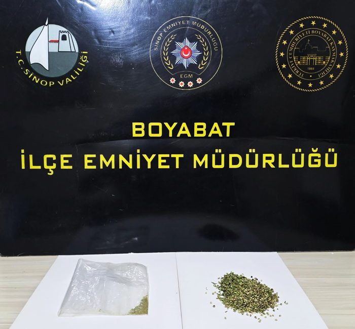 Boyabat'ta İlçe Emniyet Müdürlüğü Narkotik Ekiplerinden Peş Peşe yaptıkları çalışmalar