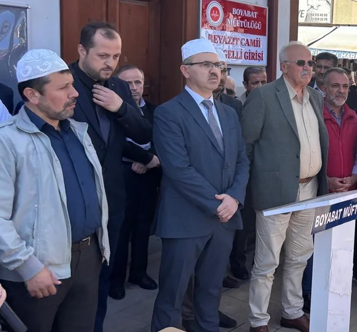 Sinop'un Boyabat ilçesinde, Diyanet İşleri Başkanlığı aracılığıyla kutsal topraklara gidecek