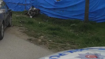 Boyabat Karacaören'de Motosiklet ve otomobil kazası bir yaralı. Olay. 12