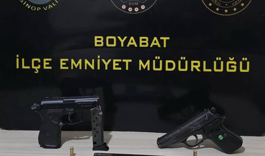 Boyabat İlçe Emniyet Müdürlüğü Asayiş ekipleri, 24 Nisan 2025 tarihinde