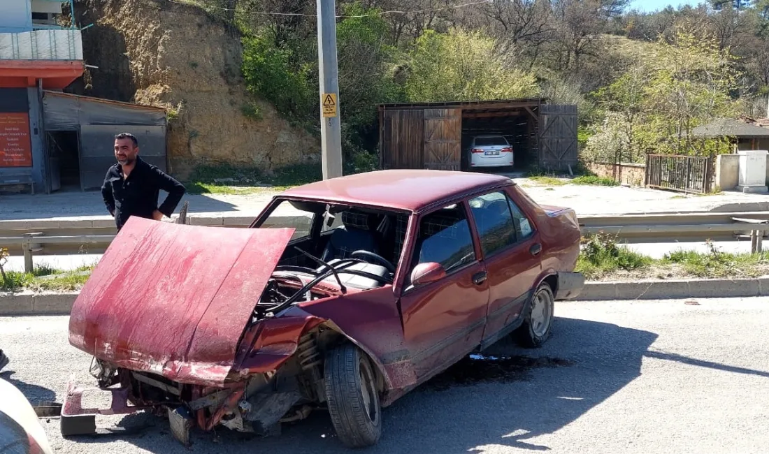 Boyabat'ta bugün saat 14.00 sıralarında üzücü bir trafik kazası meydana