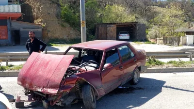 Boyabat'ta bugün saat 14.00 sıralarında üzücü bir trafik kazası meydana