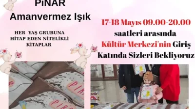 Boyabatlı yazar Pınar Amanvermez Işık yeni kitabı "Pırpır"ın imza günü