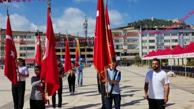 Boyabat Belediye Başkanı Hasan Kara, Gazi Mustafa Kemal Atatürk'ün Samsun'a
