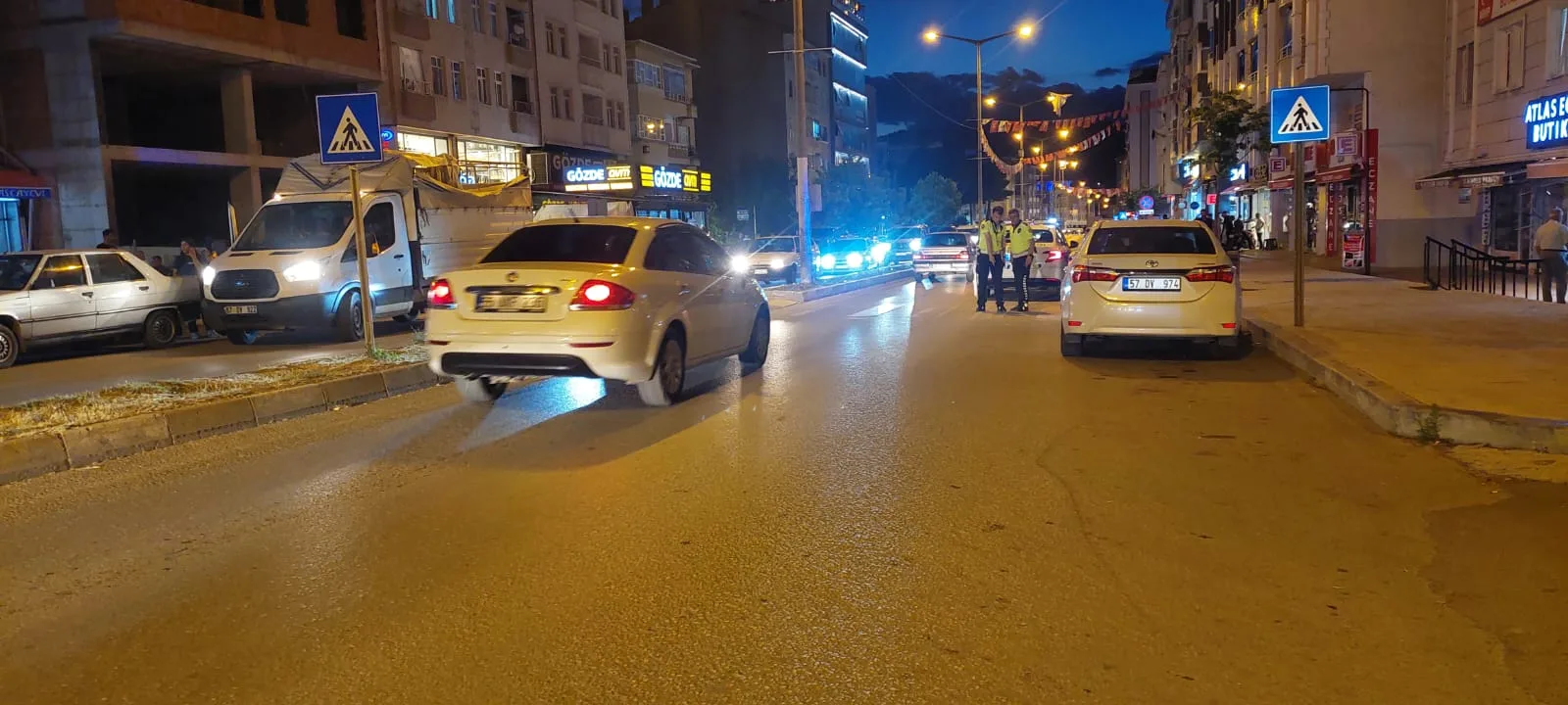 Boyabat'ta dün akşam saatlerinde, Adnan Menderes Bulvarı üzerinde, Kaymakamlık Lojmanı