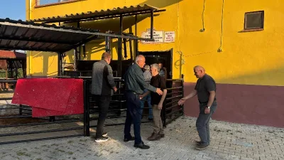 Boyabat  Kurban Bayramı namazını müteakip sahaya inen Boyabat Belediye